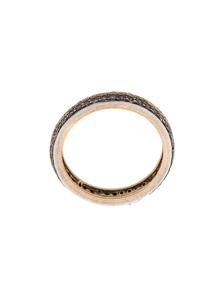 Loree Rodkin 18kt Gold Diamond Eternity Ring - Grey