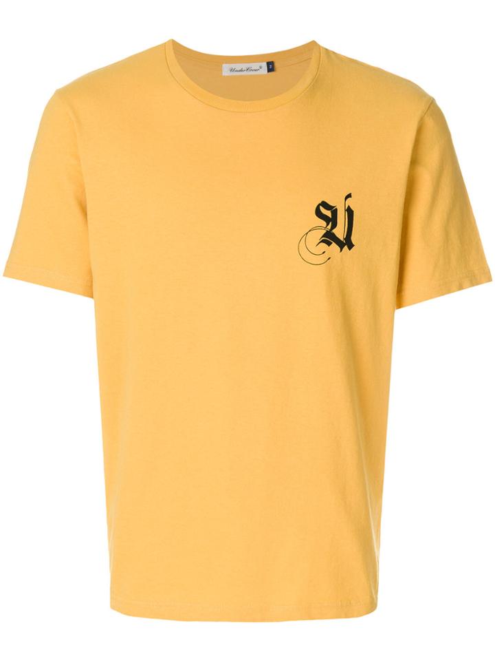 Undercover Logo Detail T-shirt - Yellow & Orange