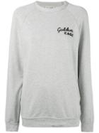 Sandrine Rose - Slogan Patch Top - Women - Cotton/spandex/elastane/modal - Xs, Grey, Cotton/spandex/elastane/modal