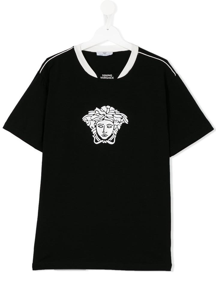 Young Versace Medusa T-shirt, Boy's, Size: 14 Yrs, Black