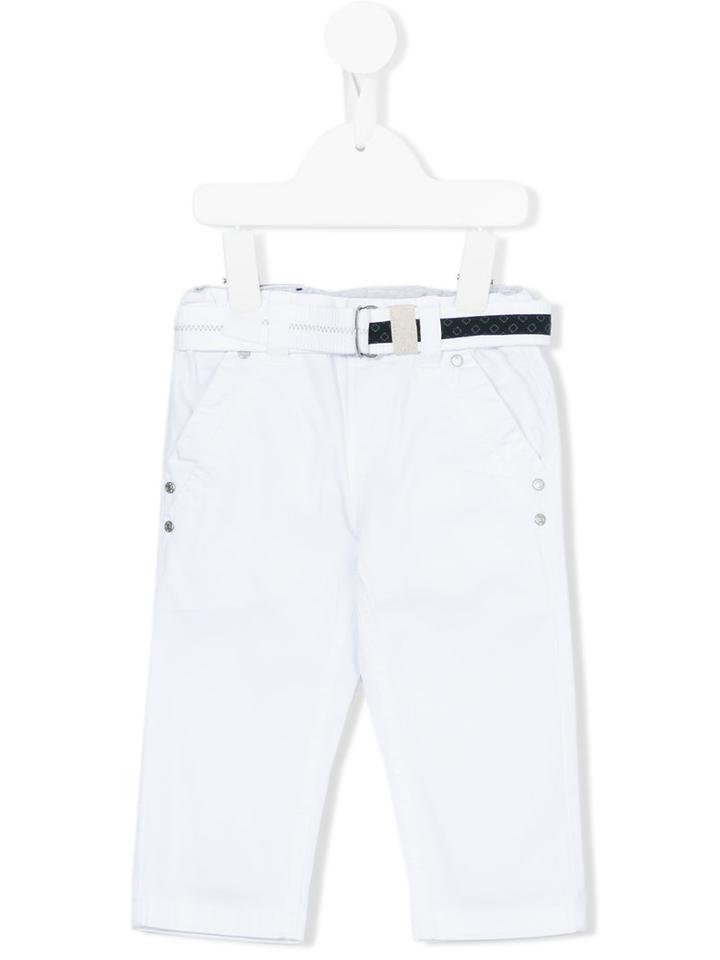 Lapin House - Belted Trousers - Kids - Cotton/spandex/elastane/tactel - 36 Mth, White