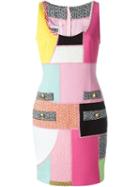 Moschino Panelled Dress, Women's, Size: 44, Cotton/polyamide/rayon