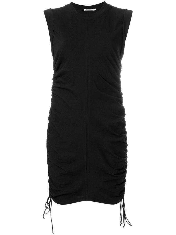 T By Alexander Wang Ruched Tank Dress - Black