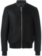 Les Hommes Mesh Bomber Jacket