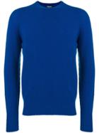 Drumohr Long-sleeve Fitted Sweater - Blue