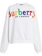 Burberry Archive Logo Towelling Sweatshirt - White