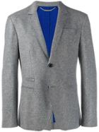 Philipp Plein Statement Felt Blazer - Grey