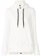 Moncler Grenoble Logo Patch Hooded Sweatshirt - White
