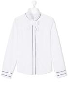 Lapin House Frilled Shirt - White