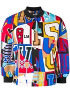 Love Moschino Typography Bomber Jacket - Pink