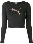 Puma Ambition Cropped Top - Black