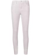 J Brand Alana Skinny Corduroy Trousers - Grey
