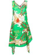 P.a.r.o.s.h. Sleeveless Embroidered Dress - Green