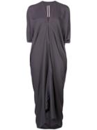 Rick Owens Short-sleeve Flared Dress - Grey
