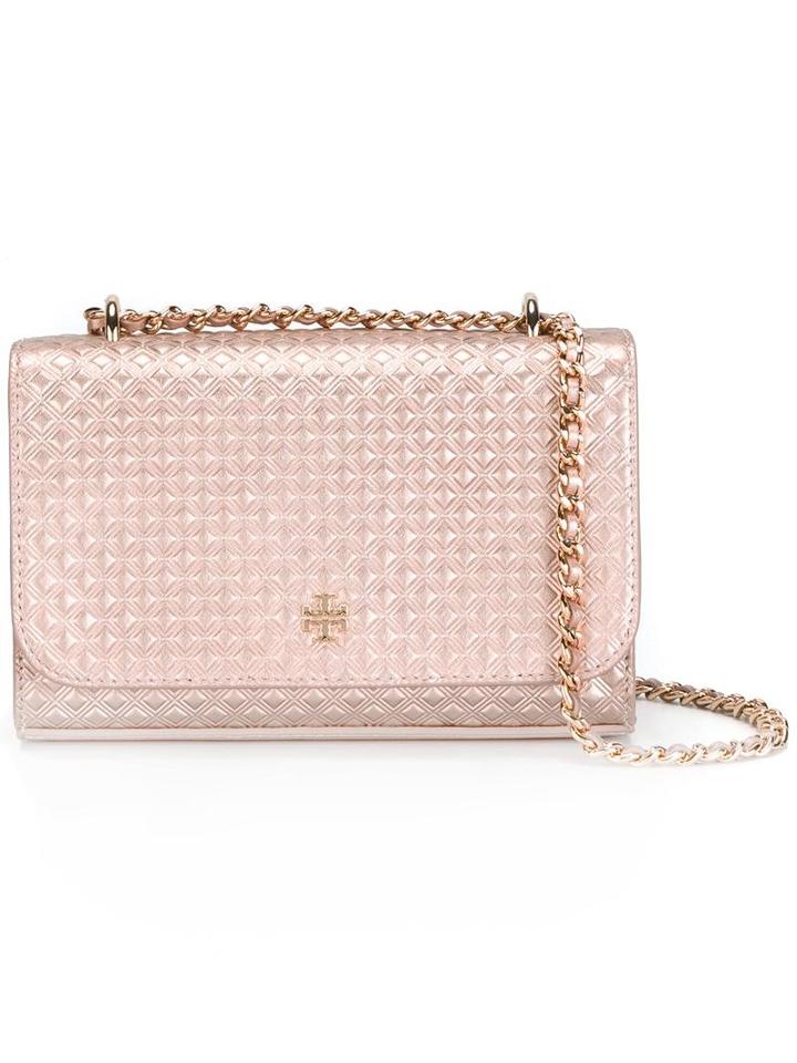 Tory Burch 'marion' Cross Body Bag, Women's, Pink/purple