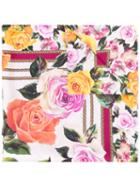 Dolce & Gabbana - Floral Square Scarf - Women - Silk - One Size, Red, Silk
