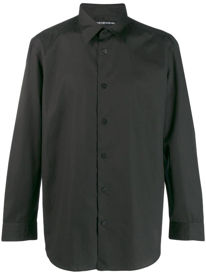 Issey Miyake Men Poplin Shirt - Black