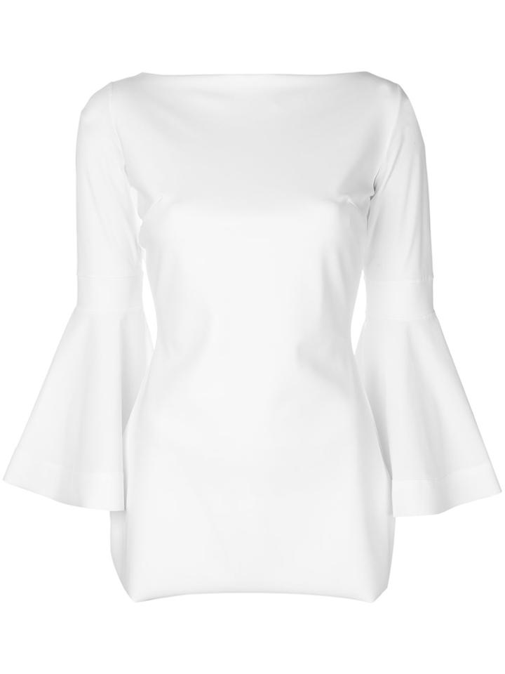 Chiara Boni La Petite Robe Beyonce Three Quarter Sleeve Blouse - White