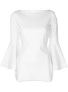 Chiara Boni La Petite Robe Beyonce Three Quarter Sleeve Blouse - White