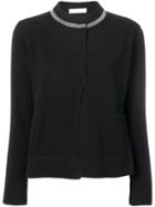 Fabiana Filippi Embellished Collar Cardigan - Black