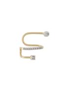 Maria Black 'avery Blanc' Diamond Earcuff, Women's, Metallic