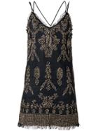 Twin-set Bead Embellished Dress - Black