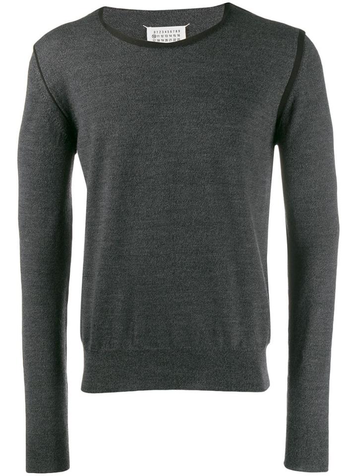 Maison Margiela Outline Seam Jumper - Grey
