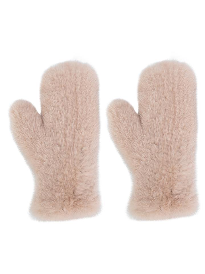 Yves Salomon Four Queues Gloves - Nude & Neutrals