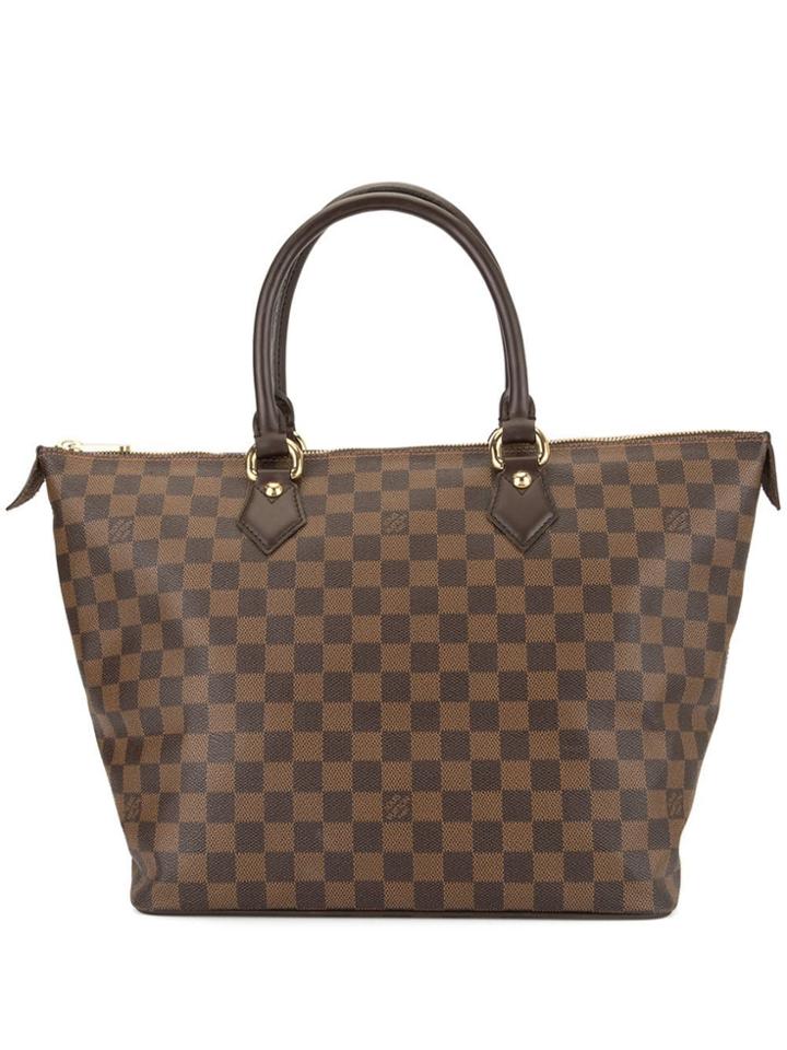 Louis Vuitton Vintage Saleya Mm Hand Tote Bag - Brown