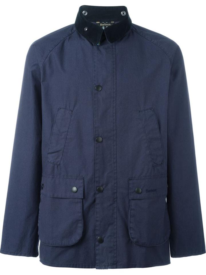 Barbour 'washed Bedale' Jacket, Men's, Size: Small, Blue, Cotton