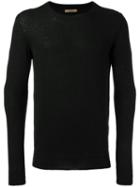 Nuur Plain Sweatshirt, Men's, Size: 52, Black, Cotton/nylon