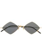 Saint Laurent Eyewear Diamond-shape Frame Sunglasses - Black