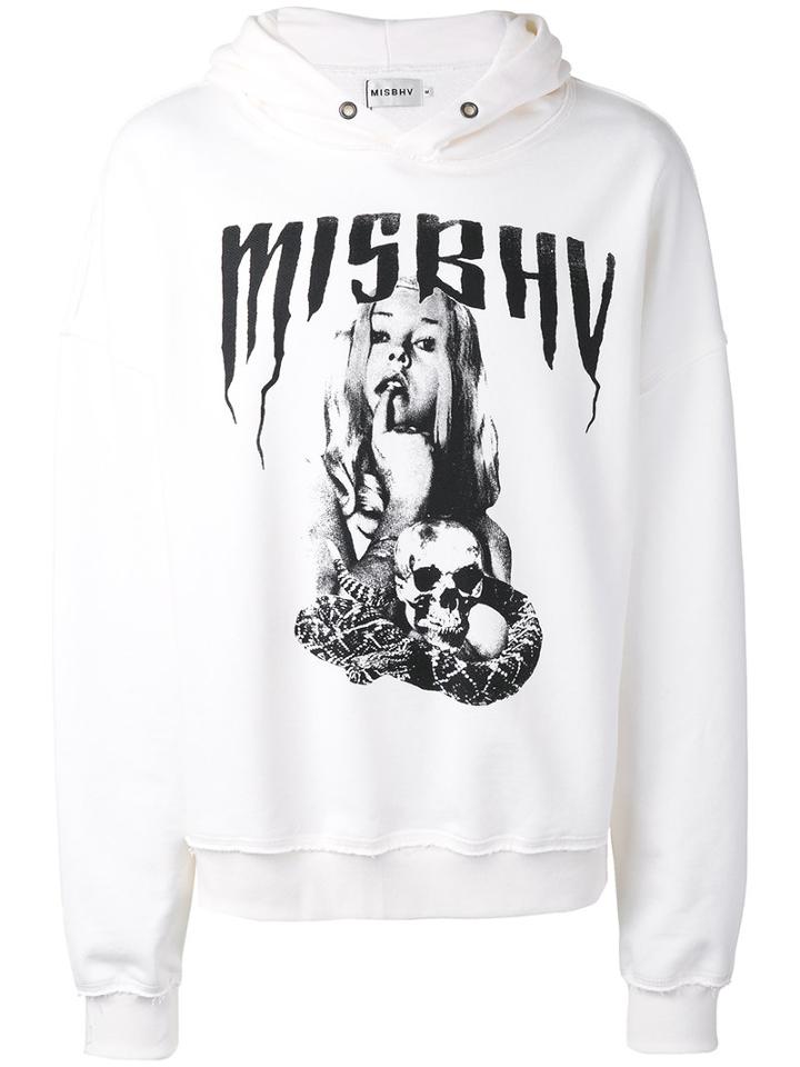 Misbhv - Girl Hoodie - Men - Cotton/polyamide - M, White, Cotton/polyamide