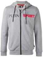 Plein Sport - 'garret' Hoodie - Men - Cotton - Xxxl, Grey, Cotton