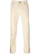 Jacob Cohen Slim-leg Jeans, Men's, Size: 33, Nude/neutrals, Cotton/spandex/elastane