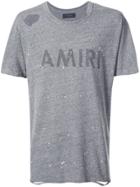 Amiri Distressed T-shirt - Grey