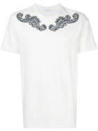 Versace Collection - Swirly Shoulder Print T-shirt - Men - Cotton - Xl, White, Cotton
