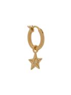 Northskull Star Hoop Earring - Gold