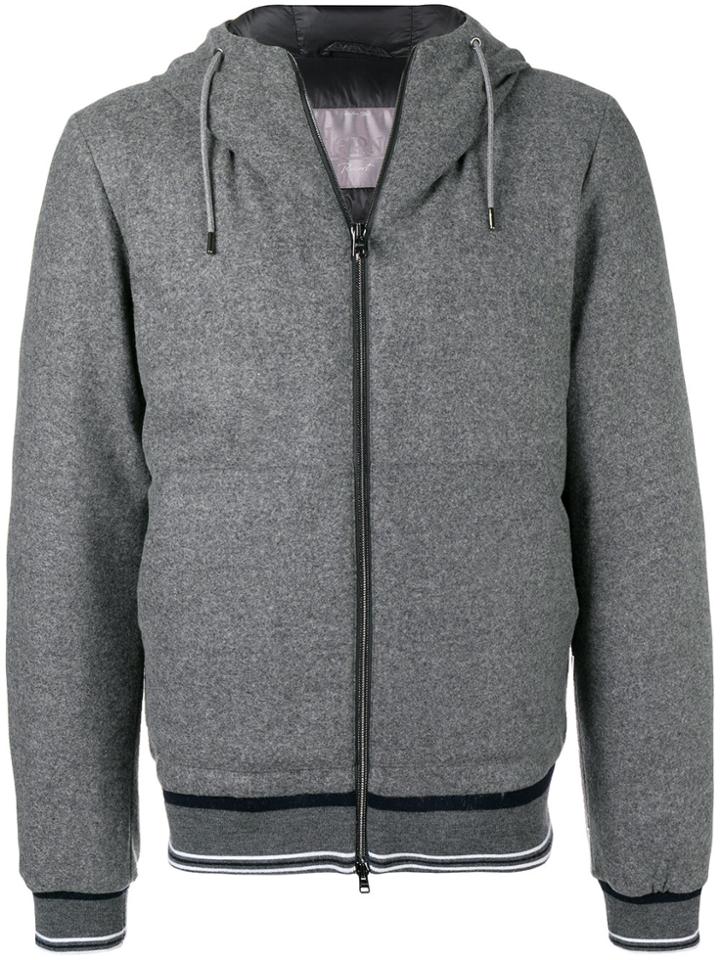Herno Padded Hooded Jacket - Grey