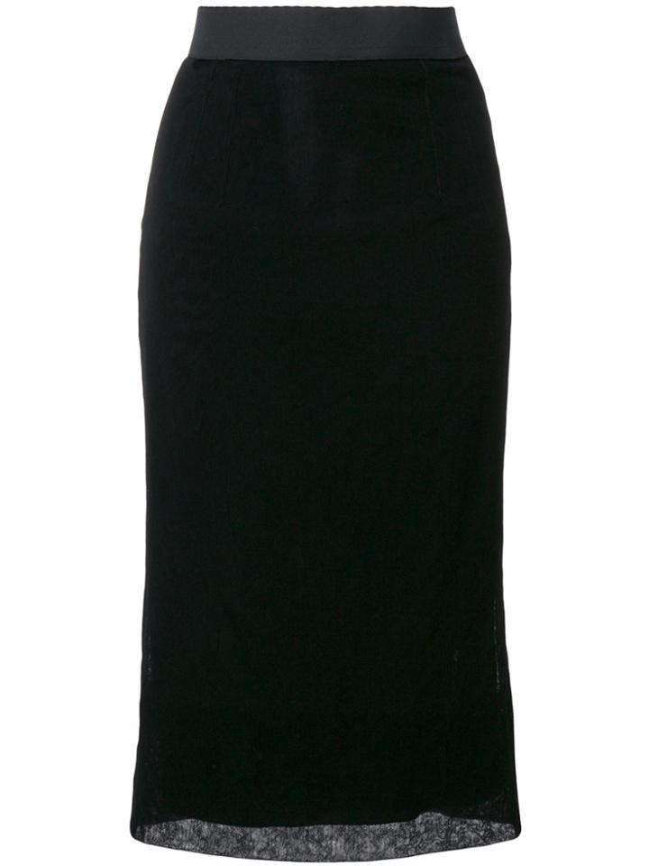 Dolce & Gabbana Tulle Skirt - Black