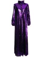 Racil Barbara Sequin High Neck Dress - Purple