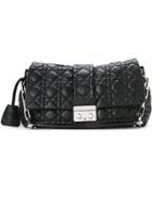 Christian Dior Vintage Cannage Shoulder Bag - Black