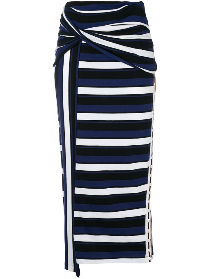 3.1 Phillip Lim Wrapped Maxiskirt - Blue