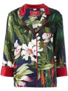 F.r.s For Restless Sleepers Floral Print Blazer, Women's, Size: Medium, Silk