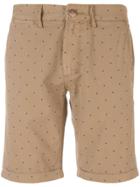 Sun 68 Polka Dot Bermuda Shorts - Brown