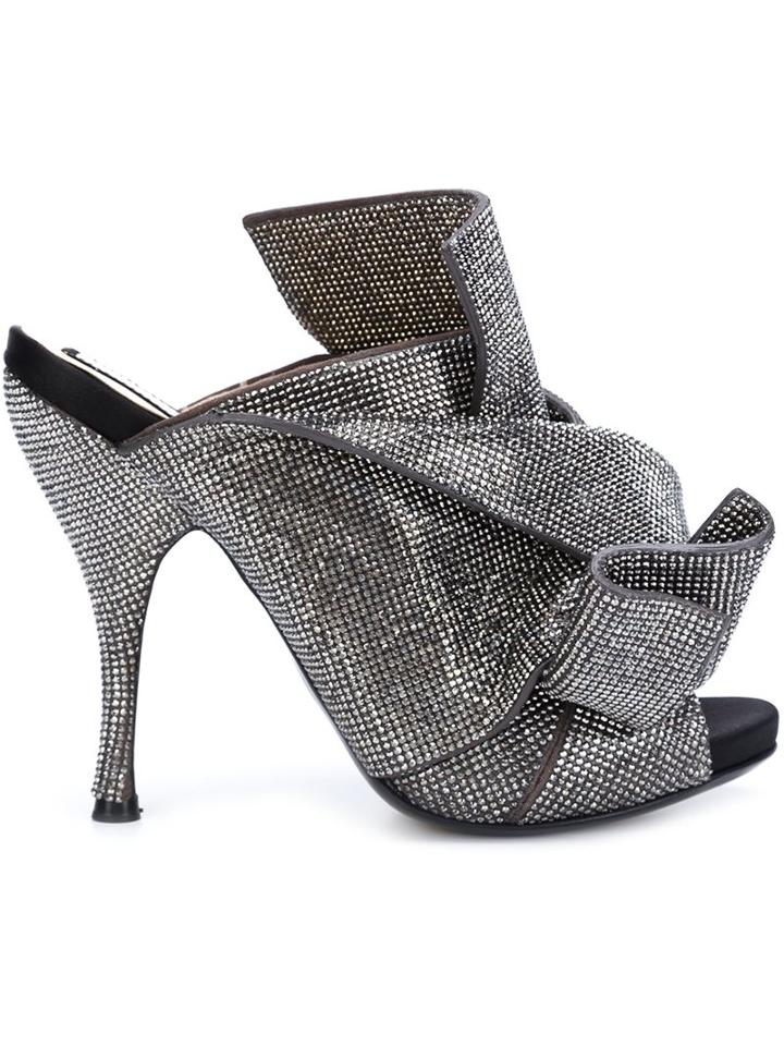 No21 Bow Detail Mules