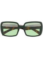 Marni Eyewear Square Frame Sunglasses - Green