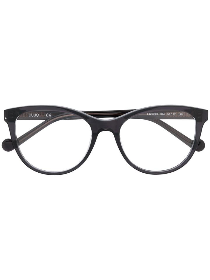 Liu Jo Round Frame Optical Glasses - Black
