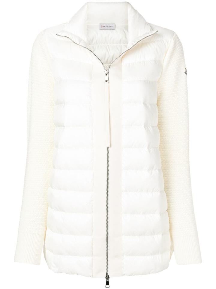 Moncler Padded Loose Coat - White