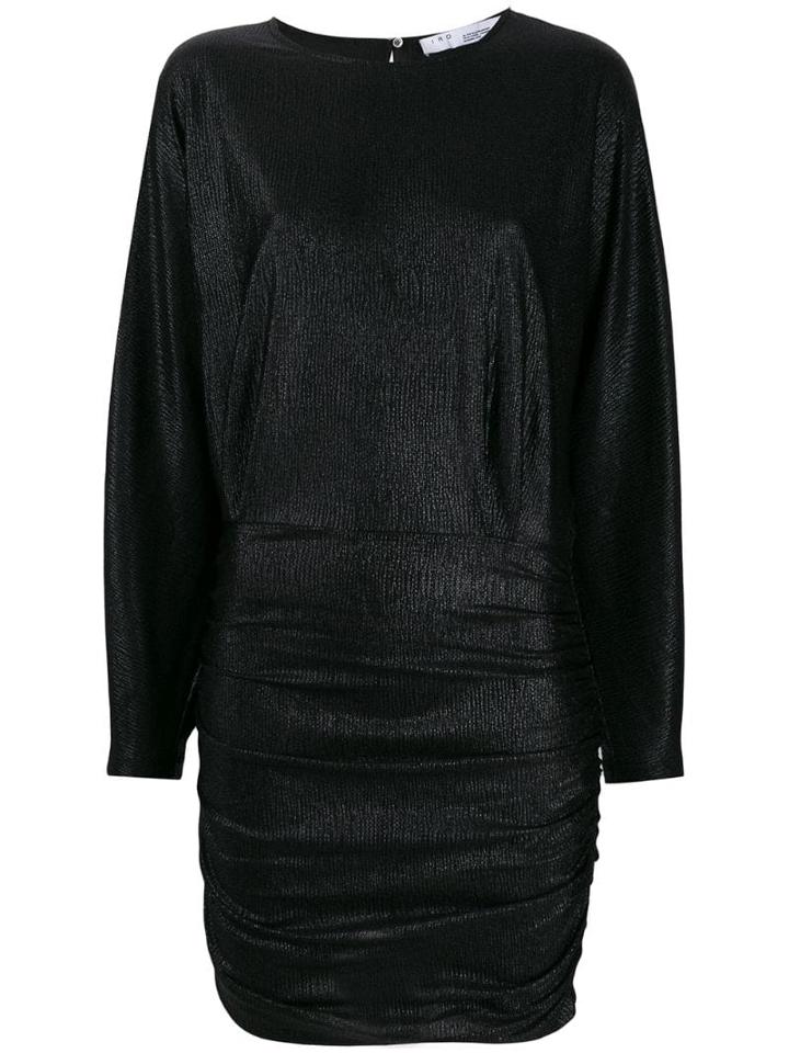 Iro Wet Look Mini Dress - Black